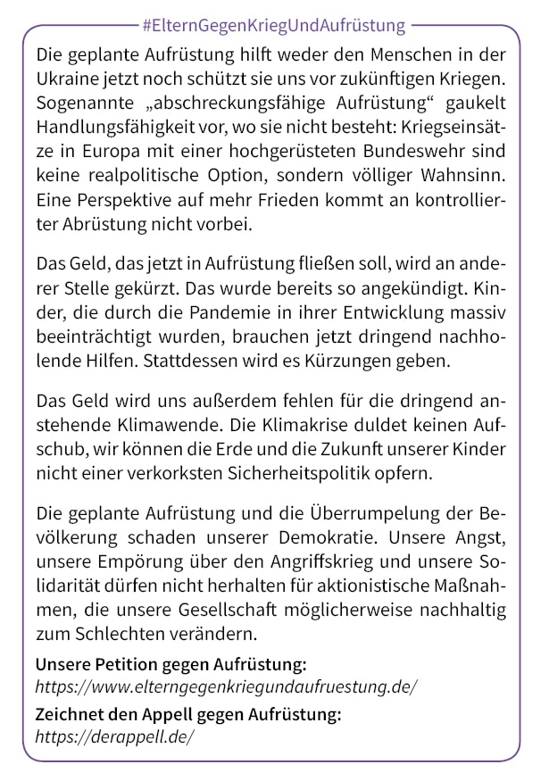 Flyer Globaler Klimastreik Vorderseite